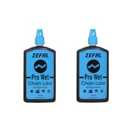 ZEFAL Pack Pro Wet Lube - Set di Due Bottiglie di Lubricant per Catena Bici - 2 x 120 ml - Olio Catena Bike