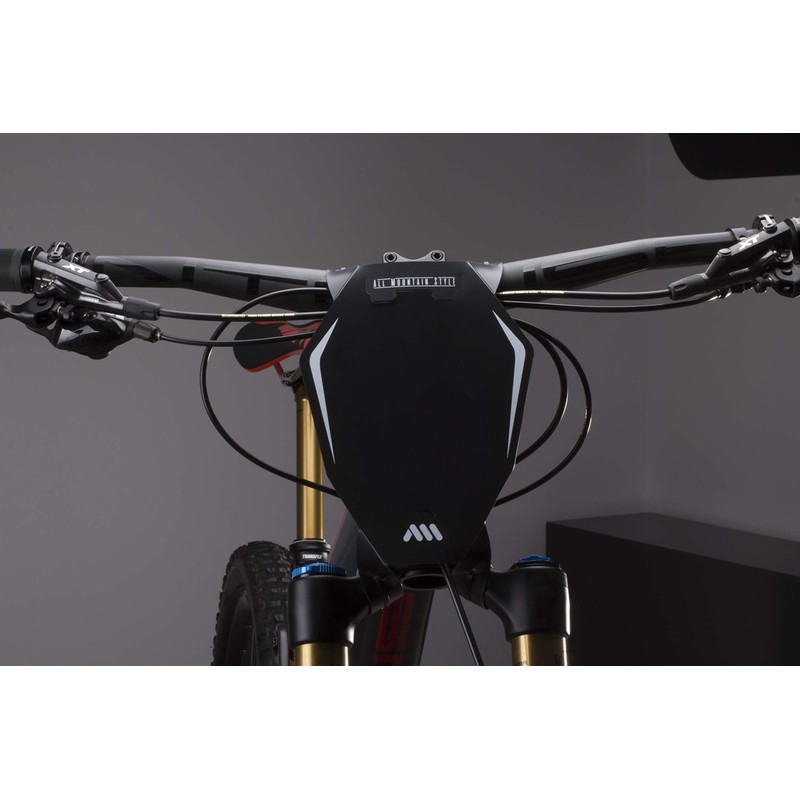 All Mountain Style Unisex's AMS Number Plate, Black/White, One Size