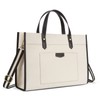 Missnine Laptop Tote Bag Canvas Laptop Bag 15.6 inch Work