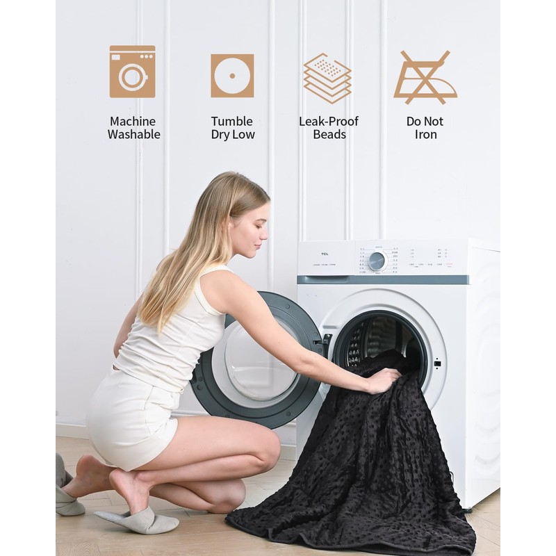 Mr. Sandman Weighted Blanket for Adults, Heavy Blanket for Woman,Man