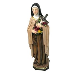 St Therese of Jesus Religious Figure Santa Teresa de Jesus Statue 12" / 30 cm