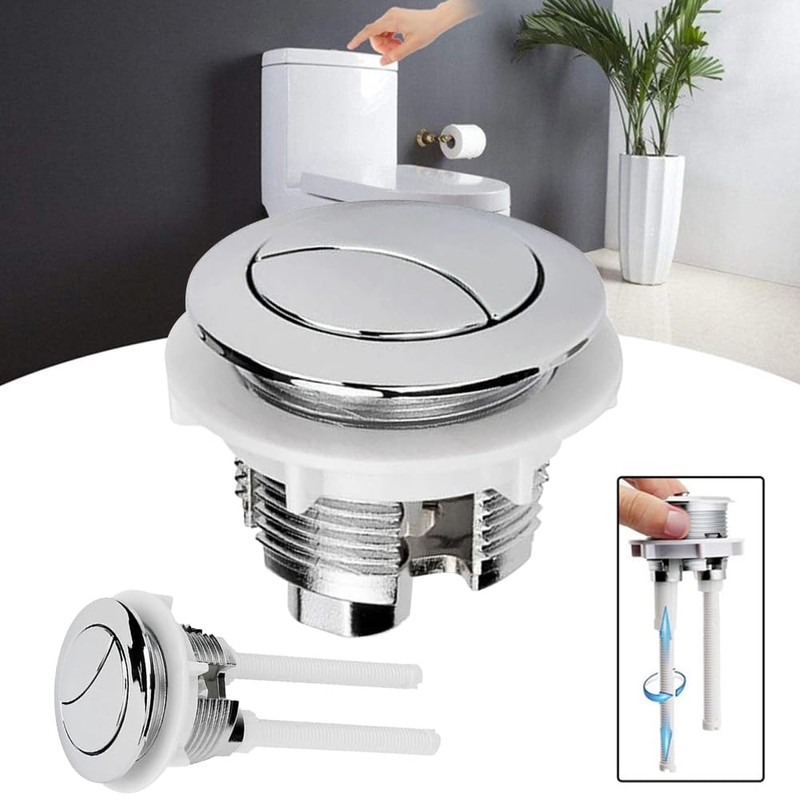 38mm Toilet Flush Button Replacement,Dual Flush Toilet Cistern Push Button,Toilet