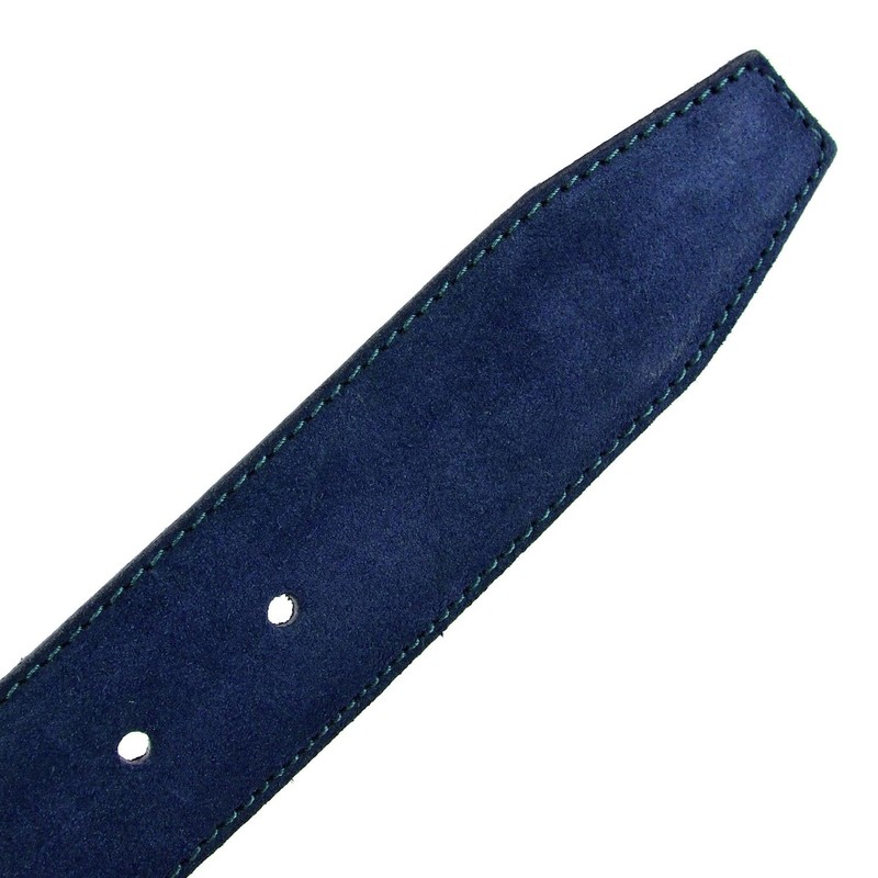 GRESEL Women's and Men's Suede Belt, Genuine Leather, Made in