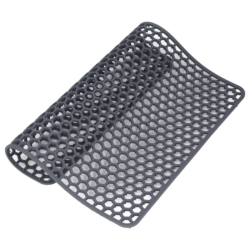 Sink Mat Silicone Durable Grid Design Anti Slip Sink Protection