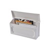 Gibraltar Mailboxes Windsor Small Capacity Rust-Proof Plastic White, Wall-Mount Mailbox,
