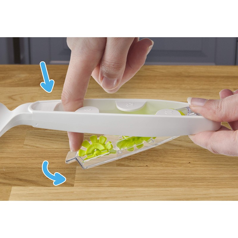 Vacu Vin Plusツール2イン1ケーキサーバーとDivider – ホワイトandグリーン