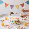 40 Stück Servietten Regenbogen Tischdeko Schulkind Schulanfang Deko Einschulung Mädchen