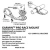 K-EDGE Garmin Race Mount Blue 31,8mm