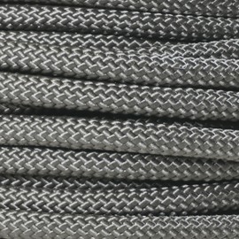 LILBURN ROPE CO. Polypropylene Rope - Heavy Duty, All Purpose, Durable, USA Made Utility Cord Tie Down Rope - Indoor Outdoor, Camping, Barricade - Black - 3/8 in x 300 Foot Spool