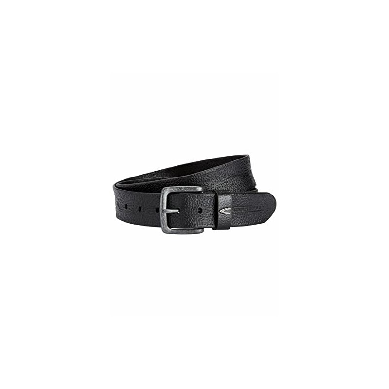 camel active Men's Leather Belt, black