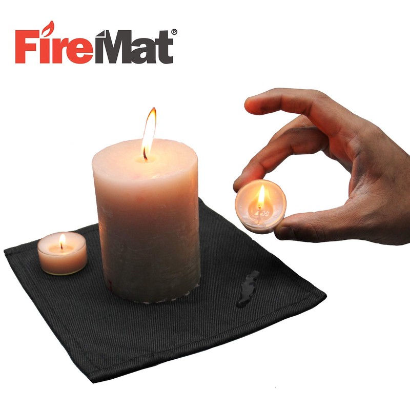 FireMat Black Edition Fireproof Universal Protective Cloth, Fire Protection and