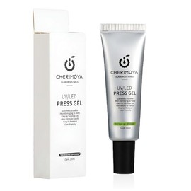 Cherimoya Pegamento para Uñas Soft Gel para Uñas Press On y Soft Tips 15ML | Gel Sólido para Uñas Pegamento Nail Glue Fuerte UV de Larga Duración para