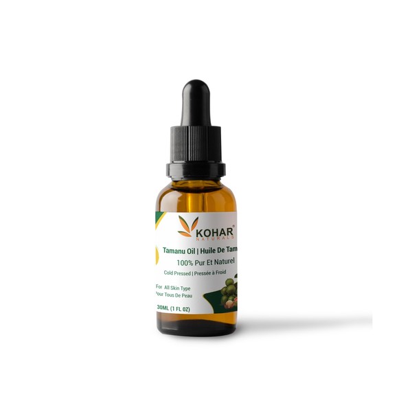 100% Natural Cold Pressed Unrefined Tamanu Carrier Oil for Skin