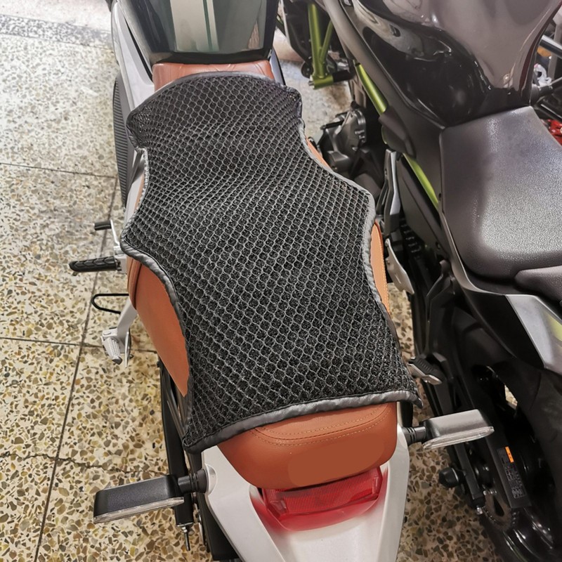 Motorcycle Double Layer Cushion Sunscreen and Waterproof Motorbike Seat Mat