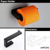 BAGNOLUX Matte Black Bathroom Hardware Set 4 Pieces, Bath Towel