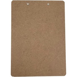 Clipboards A4 Pack of 6 Wooden Low Profile Perfect for Office,School, Home Clip Board (6X Clipboards)
