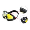 Wraparound Safety Goggles Impact Resistant Sealed Protective Work Glasses Over