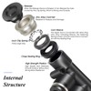 TAILONZ PNEUMATIC 10MM OD 5pcs Straight Connectors Plastic Quick Release