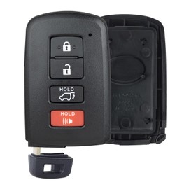 StandardAutoPart Proximity Remote Smart Key Shell Case Compatible with Toyota Rav4 Highlander 2013 2014 2015 2016 2017 2018 HYQ14FBA 89904-0R080 89904-0E120