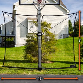 Franklin Sports Defender Net Pro – 10ft. x 8ft. Rebounder – Easily Fold and Quick Install – Defensive Net System