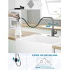 Kitchen Faucets with Pull Down Sprayer,Waterfall Kitchen Sink Faucet,Commercial Utility