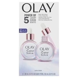 Olay Paquete Doble De Super Serum (Paquete De 2 De 1 Onza Líquida)