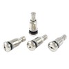 4 x 11.3 mm Silver Metal Valves Steel Valves Universal