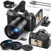 FLATIC Cameras for Photography, 6K 64MP Digital Camera with WiFi