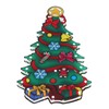 LED Christmas Decoration Light PVC Lighted Festival Window Silhouette Christmas