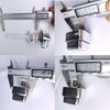 Meuey Lyot Push-Button Toilet Flush Kit Side Mount Toilet Flush
