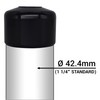 SKIR'CO Pack of 30 Fence Post Caps Round 42.4 mm