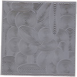 DARWI CE95012 Texture Plate, Other Material, Grey, One Size