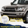 CHEDA Headlight Lens Cover Compatible with 05-11 Toyota Tacoma Base