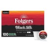 Folgers Dark Roast K-Cup Coffee Pods Black Silk 100 ct.