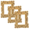 CIYODO 3pcs Small Photo Frame Gold Picture Frames Small Picture