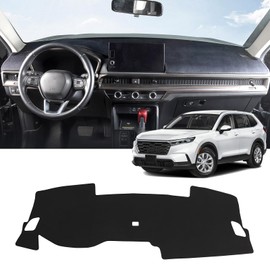 Bercicci Dash Cover for Honda CRV 2023 2024 2025 2026 Hybrid (Include HEV) Accessories Flannel Dashboard Cover Dash Mat Center Console Cover Sunshield Protector Pad (Without HUD)