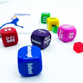 Pocket Sports DIICE Bel Training Netball - White/Yellow/Black Size 5