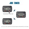Runleader Hour Meter for Small Engine Tachometer with Alligator Clip