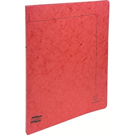 Exacompta - ref. 54255E - 1 Glossy card binder - 2 round rings, diameter 15 mm - Spine 20 mm - External dimensions: 32 x 25 cm - A4 file format - Colour: red