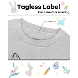 DAUGHTER QUEEN Boys Pajamas Kids Easter PJs Size 8 100% Organic Cotton Pj Sets Children Easter Bunny Sleepwear Jammies Sleep Clothes 8T 7-8 Years Old, Medium