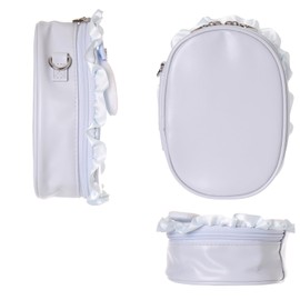 Mineed by Osel Rabbit Ears Sewn Pouch, Pearl Sewn Pouch, Pain Bag, Osel Shoulder Bag, Pochette, Pain Back, Event, Festival, Akkey, Key Chain, blue