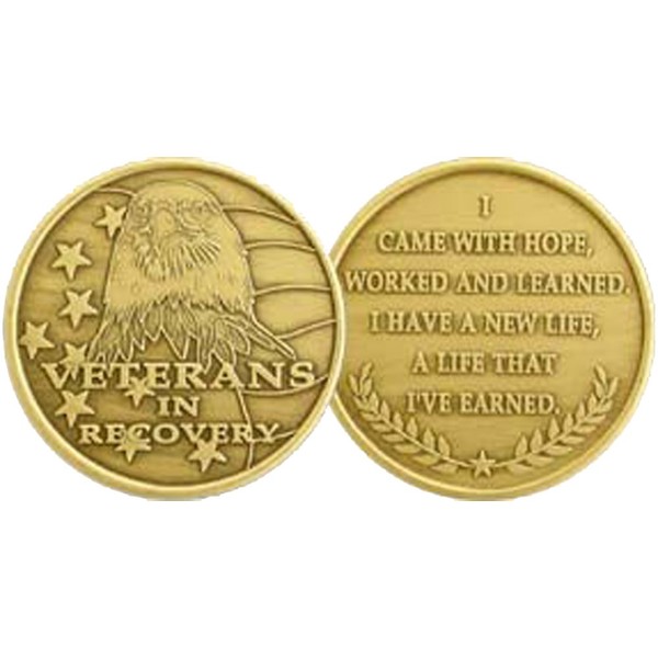 Bulk Lot of 25 Veterans in Recovery Eagle Stars Flag