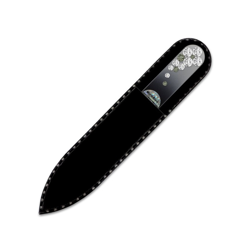 Mont Bleu Crystal Nail File hand decorated with crystals -