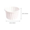 Kichvoe 100pcs Cupcake Baking Cases Cupcake Liners Wedding Cupcake Wrapper