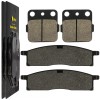 Caltric Front and Rear Brake Pads for Yamaha YZ80 Competition