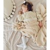 Aloonii Extra Large Baby Swaddle Blanket with Fringe | 100%