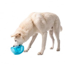 Planet Dog Orbee-Tuff Snoop Treat Dispensing Dog Toys, Azul, 12.7 cm de diámetro