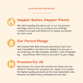 Hello Bello Premium Baby Diapers Size 3 I 25 Count of Disposable, Extra-Absorbent, Hypoallergenic Baby Diapers with Snug and Comfort Fit I Sleepy Sloth