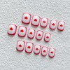 Valentine’s Day Press on Nails Square Fake Nails Short False