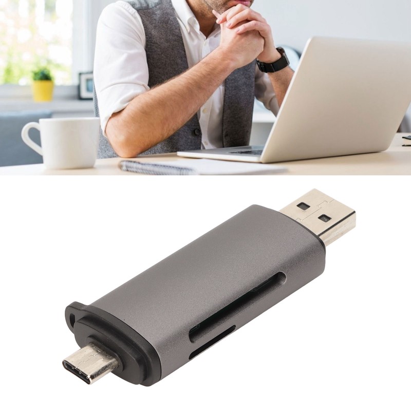 Storage Card Reader USB C USB A 3.0 Dual Port